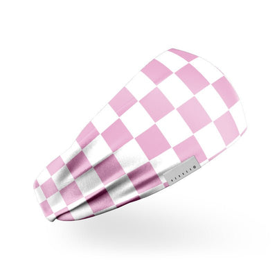 ASF Pink Checkerboard Headband