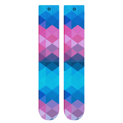 Geo Twist Weightlifting Socks