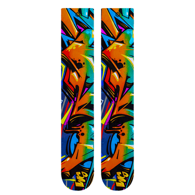 Graffiti Weightlifting Socks