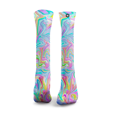 Marble Snow Socks